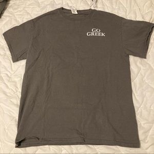 Gray Go Greek Tshirt